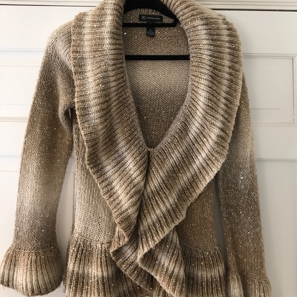 I•N•C fun pretty detailed sweater