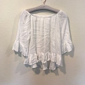 ASOS Tops - Off the shoulder ruffle sleeve top blouse shirt ASOS Tops - Off the shoulder ruffle sleeve top blouse shirt