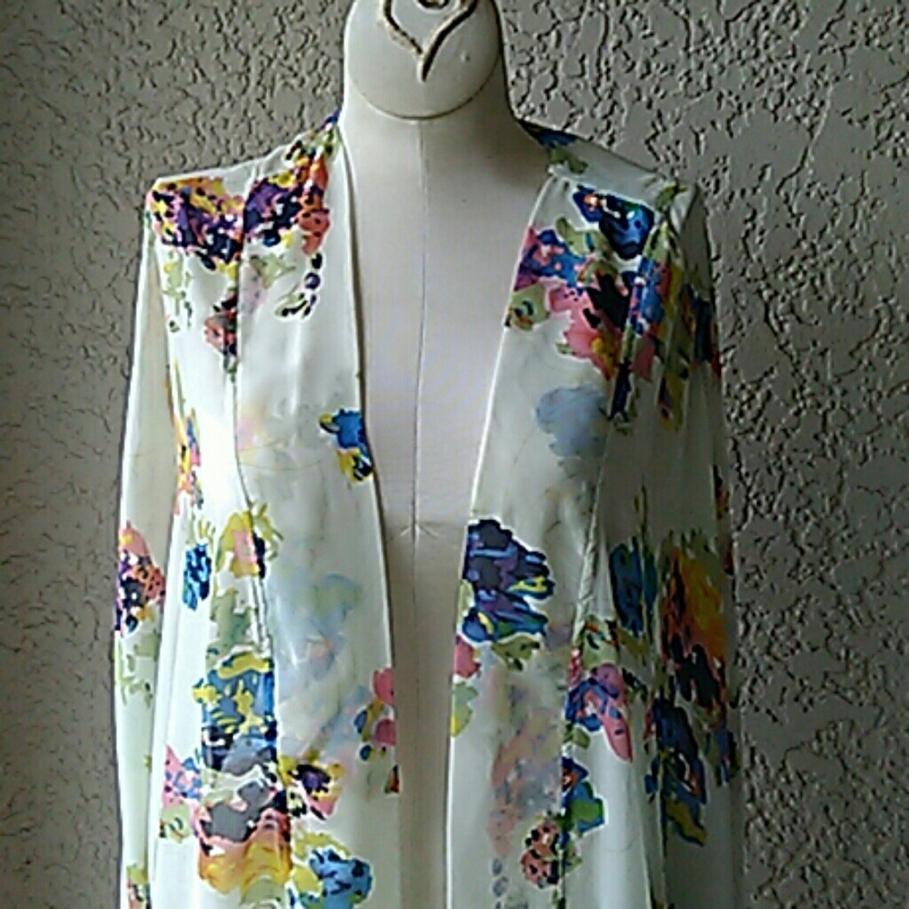 Asos floral tassel sleeves kimono
