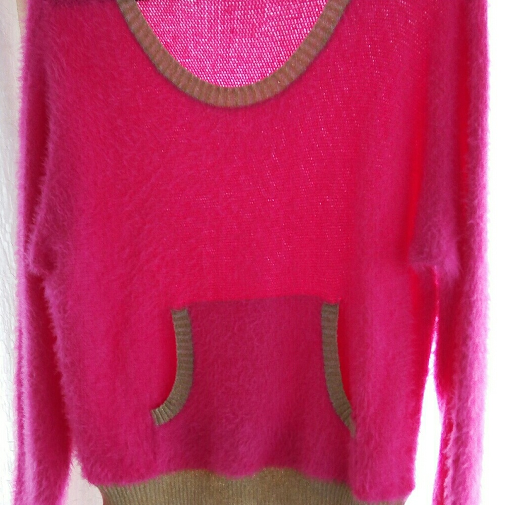 Juicy couture pink n gold sweater