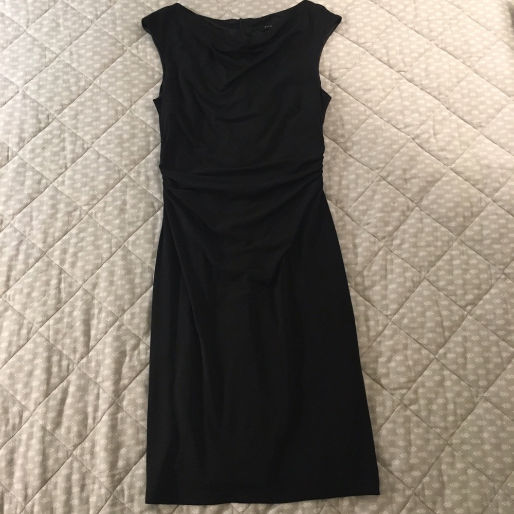 David Meister Cowl Neck Sheath Dress 👜 Size 8