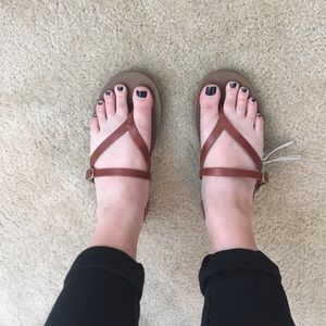 Brand new brown Fit Flop sandals