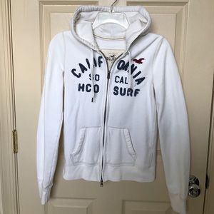 Hollister zip up hoodie size medium