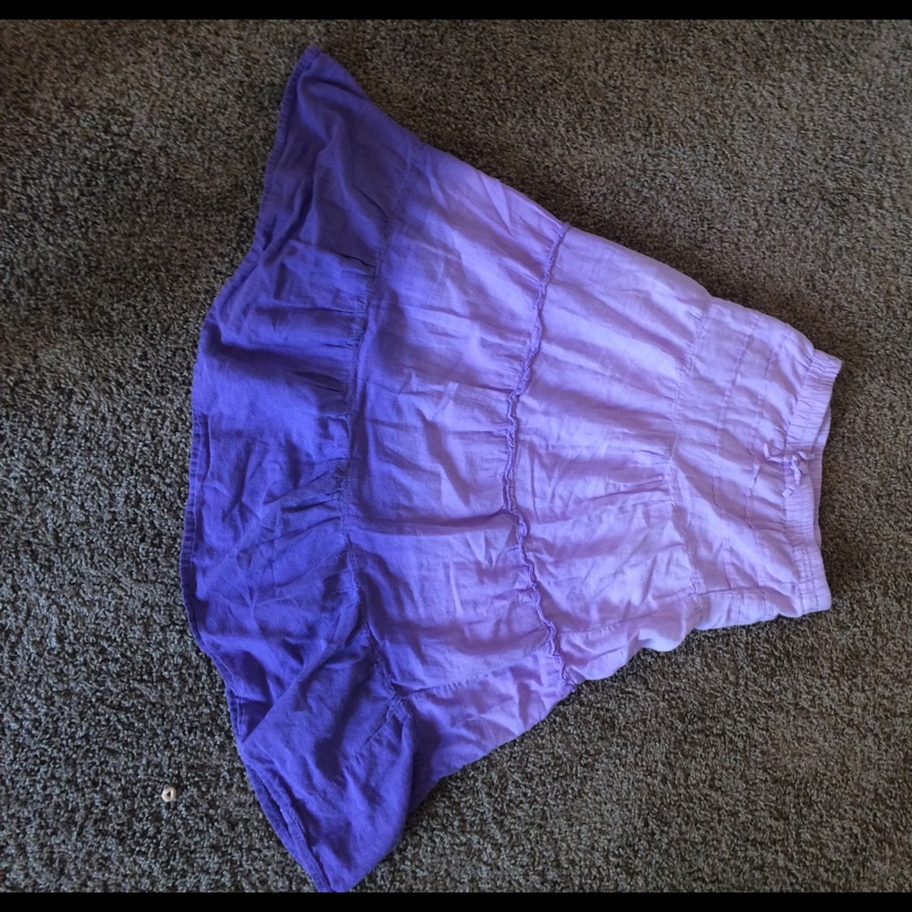 Purple ombré skirt by Star Ride size 10/12