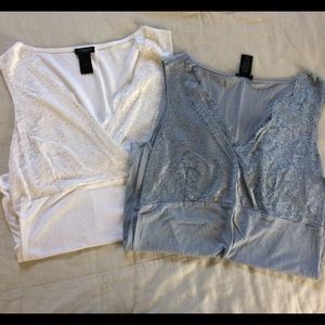 Business bundle! Cotton and lace shells
