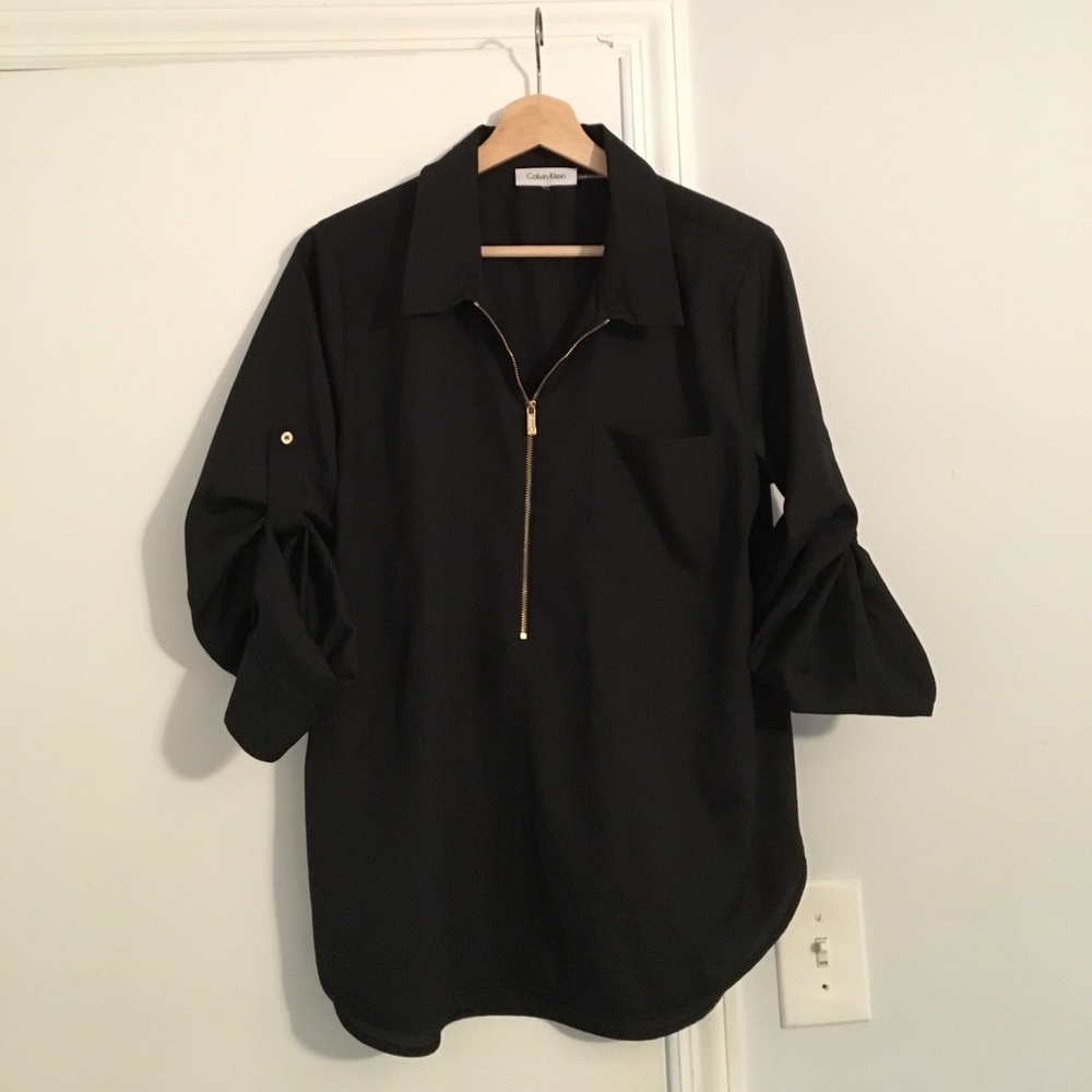 Calvin Klein zip top