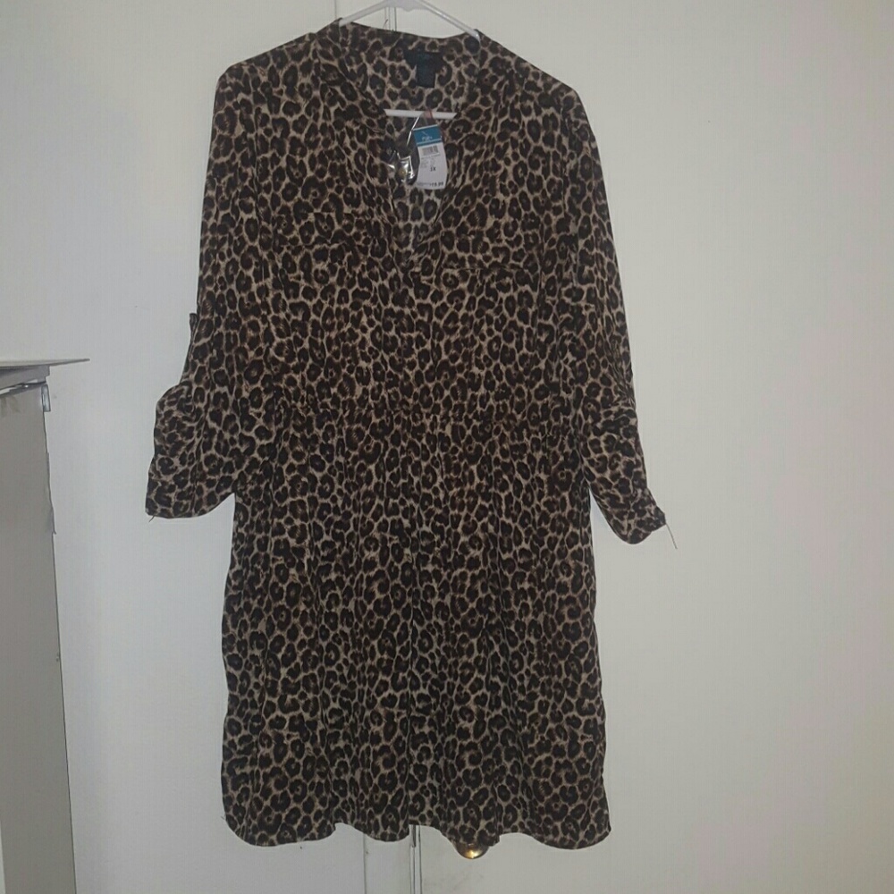 NWT Rue 21 Leopard Dress