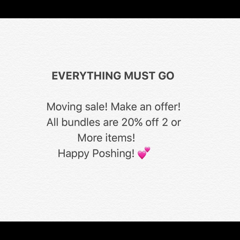 Moving Sale!