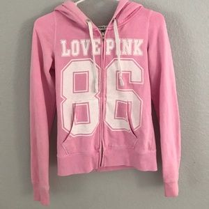 PINK Zip up hoodie