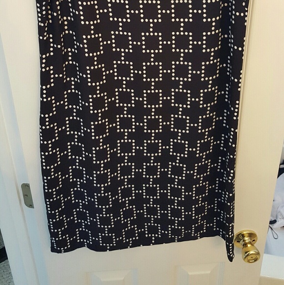 Black and White Patterned Merona Dress - Picture 2 of 4