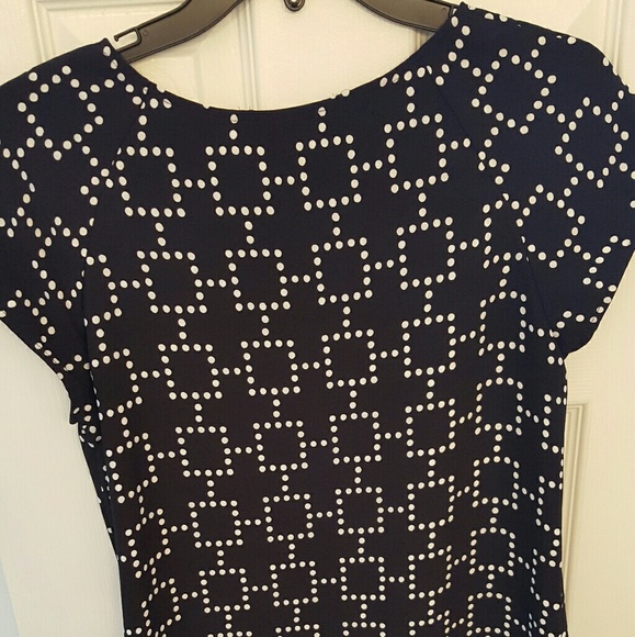 Black and White Patterned Merona Dress - Picture 4 of 4