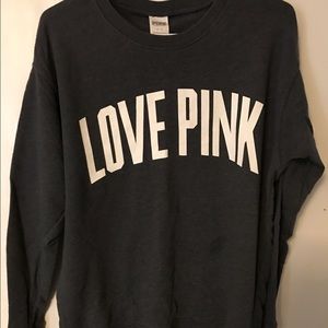 PINK oversized crewneck