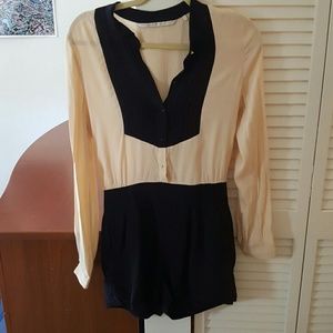 Tuxedo romper