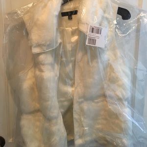 Luxe Rachel Zoe faux fur vest