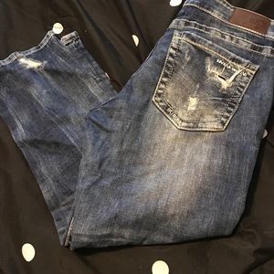 Distressed BKE Capris