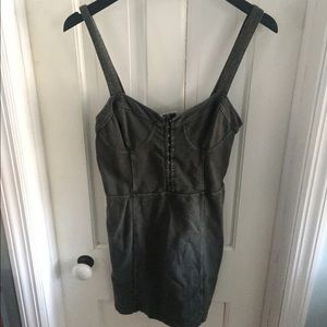 Free People Gray Bodice Dress