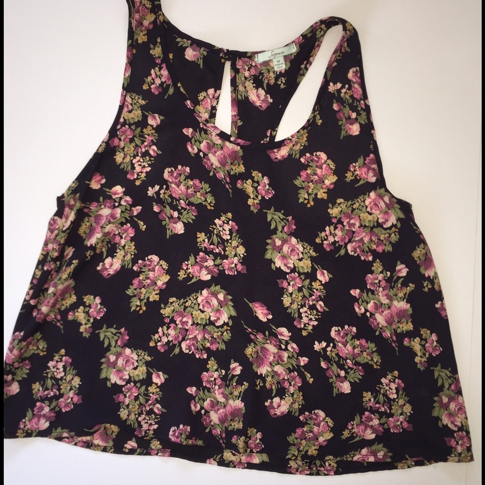 Floral tank top