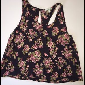 Floral tank top