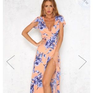 Hello Molly Orange County maxi dress