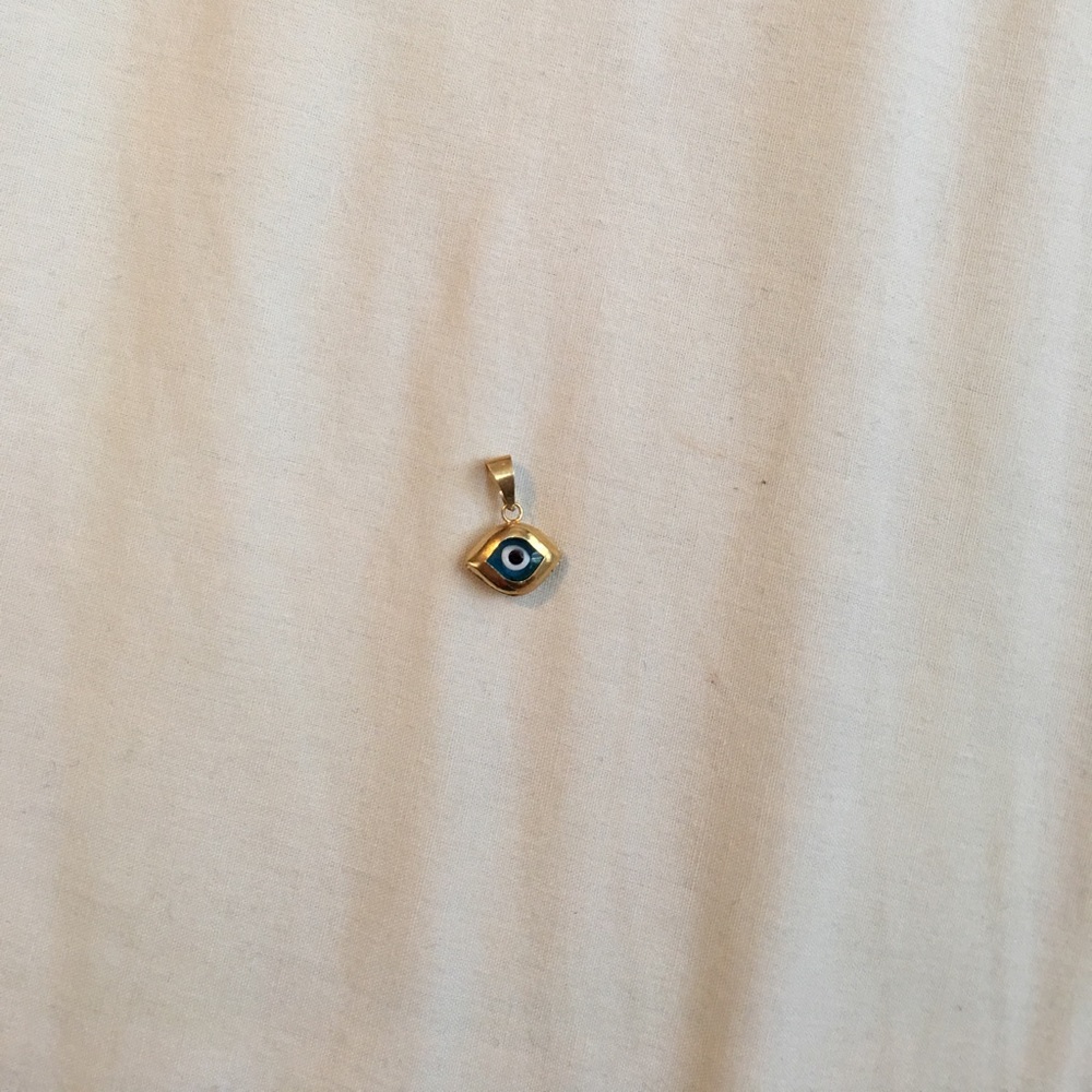 Turkish Evil Eye Necklace Piece. Made in Turkey.