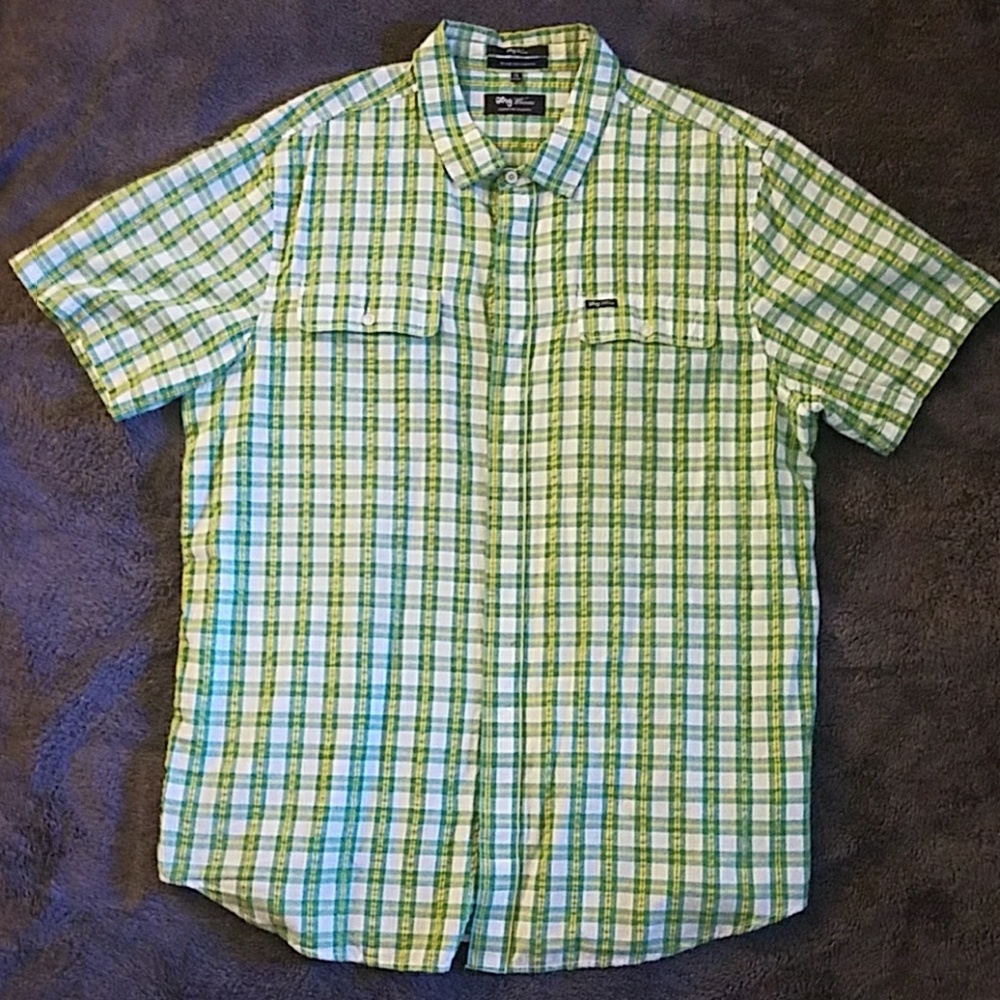LRG woven button up