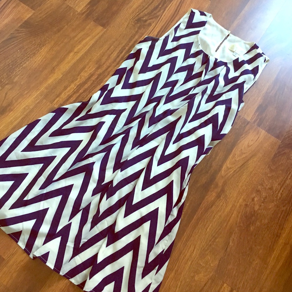 Flowy chevron dress