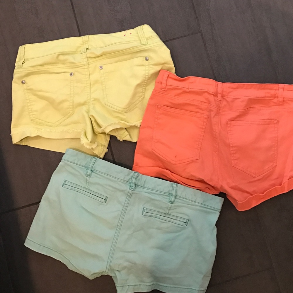 Colored shorts lot