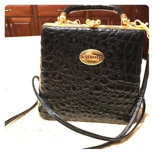 Gold and black Versace purse!