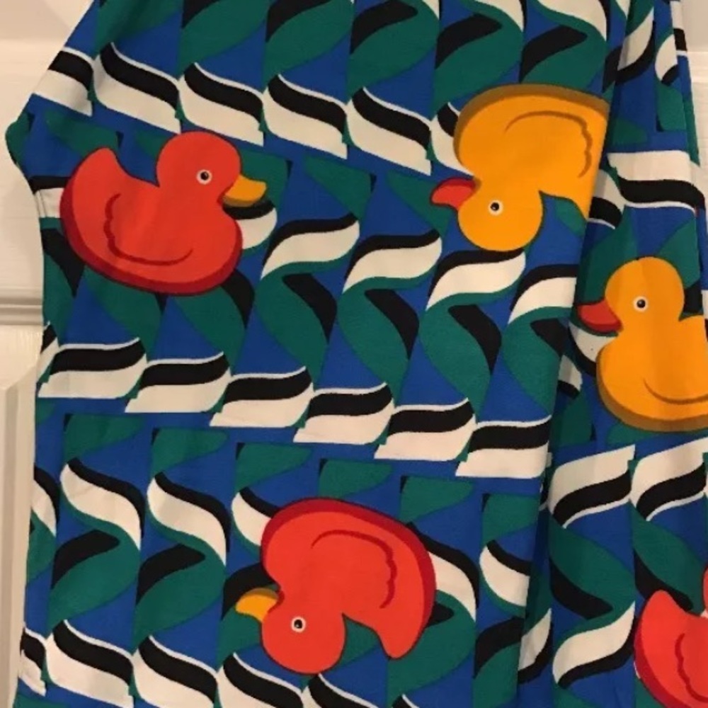 LuLaRoe Rubber Duck Leggings TC