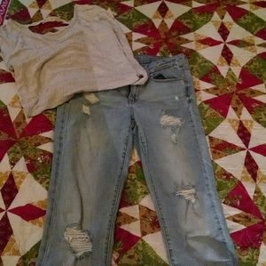 Capris and Top Bundle