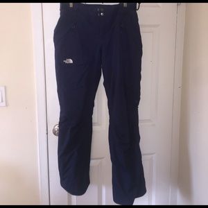 Northface slim blue snow winter pants