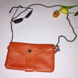 Burnt Orange cross-body purse or clutch