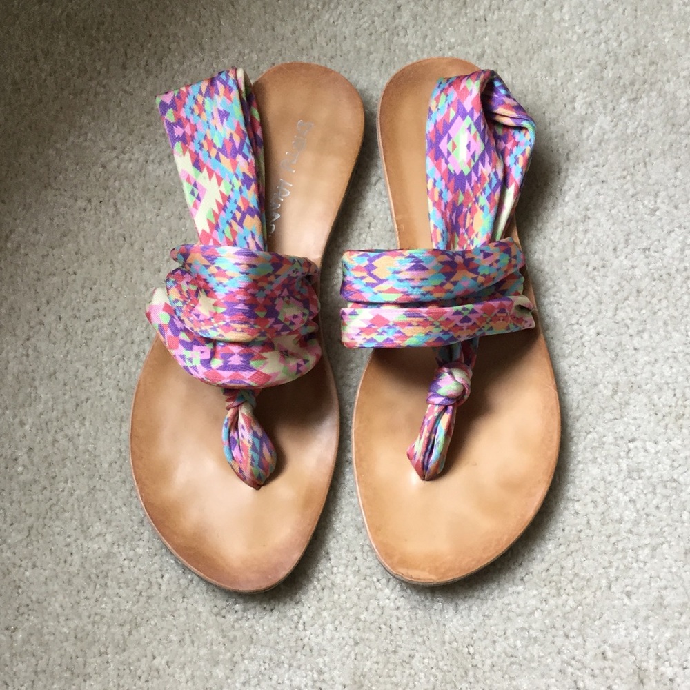 Dirty laundry sandals