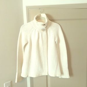 Off White High Neck Sweater