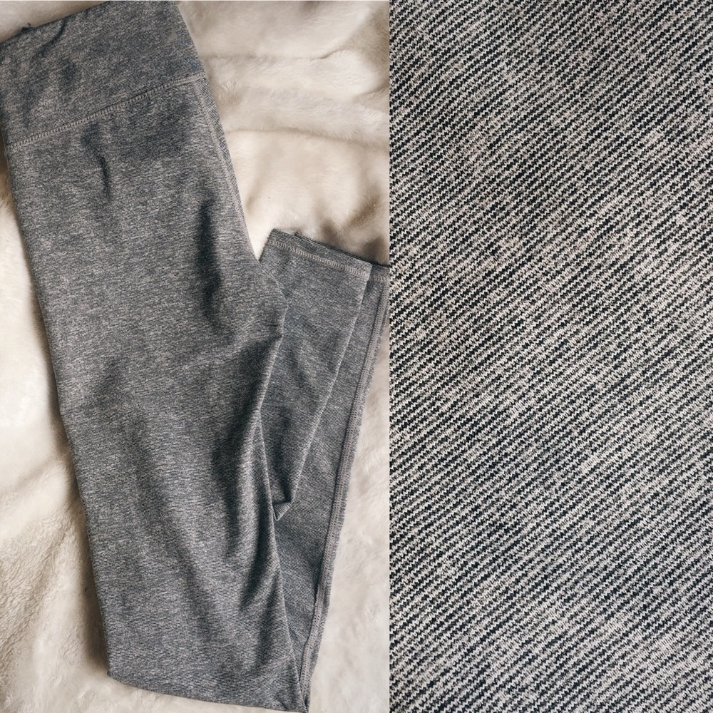Fabletics Striped Gray Leggings