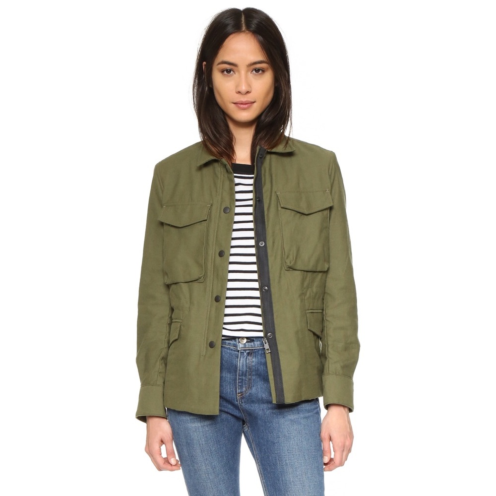 Rag and Bone Green Field Jacket - Size 2