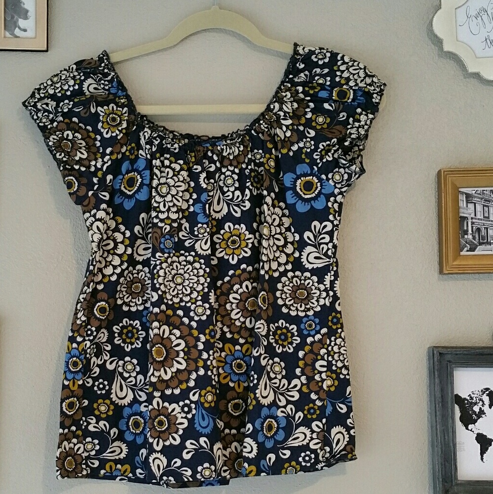 J. Crew Floral Top
