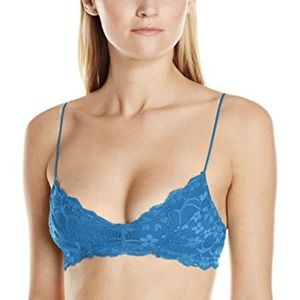 Honeydew / Madewell blue lace bralette