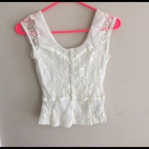 H&M Crop Lace Tank