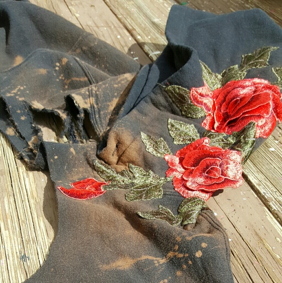 Made of order Grunge Rose Hoodie - Picture 4 of 4