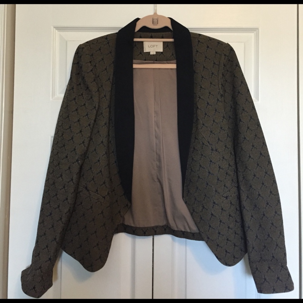 LOFT Unique Print Blazer