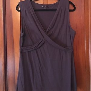 NWOT Eddie Bauer drapped v-neck camisole