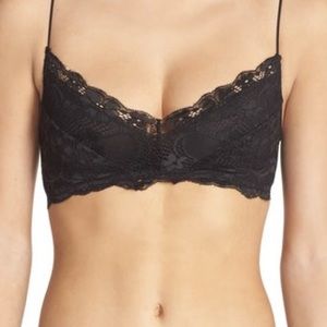 Honeydew / Madewell Lace Bralette in Black