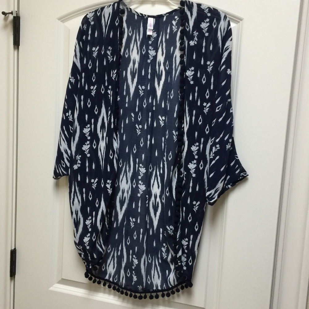 Xhilaration open blouse