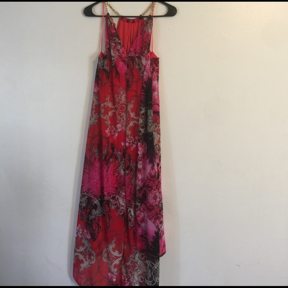 Pretty red maxi dress for spring - Picture 2 of 2