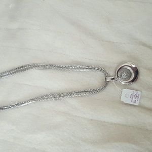 3 chain necklace with pendant