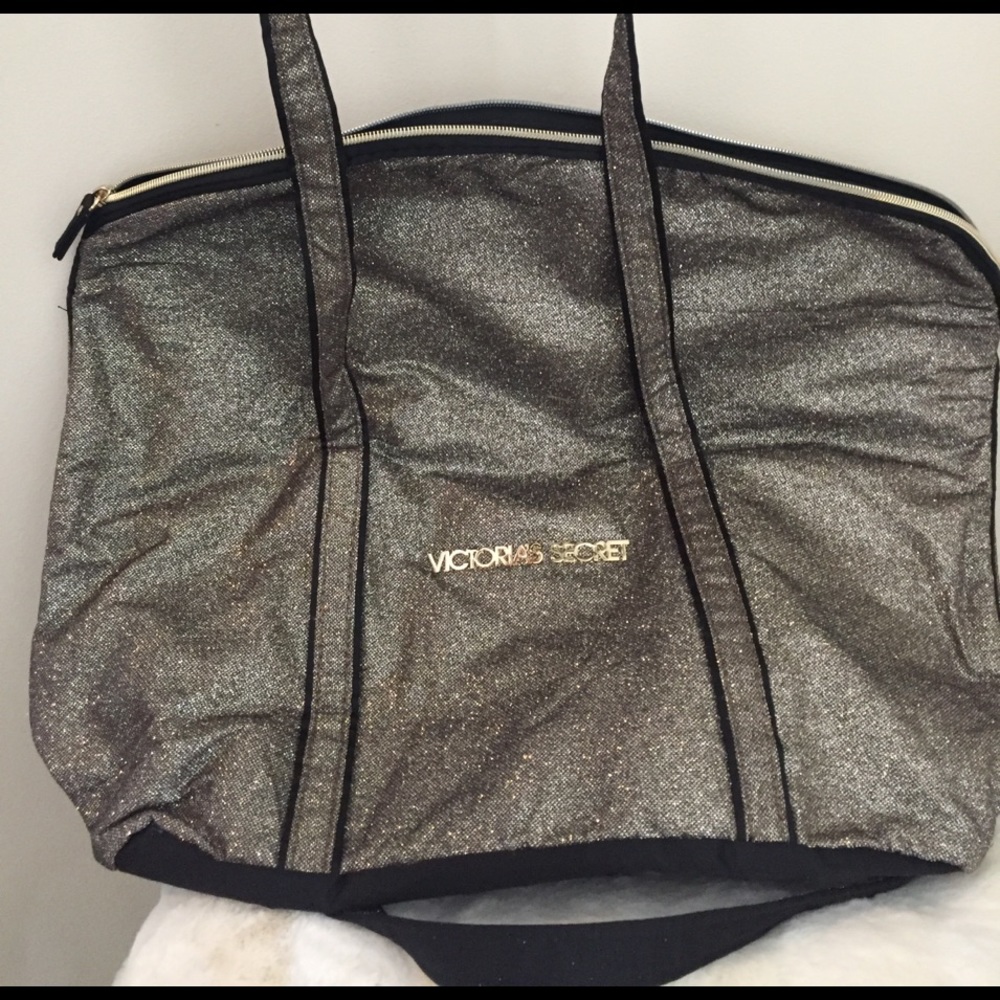 Gold Victoria's Secret Tote