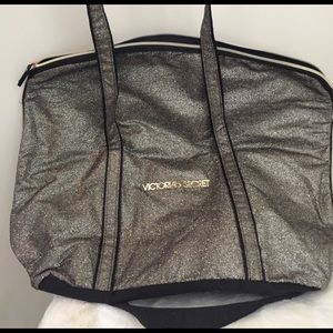 Gold Victoria's Secret Tote