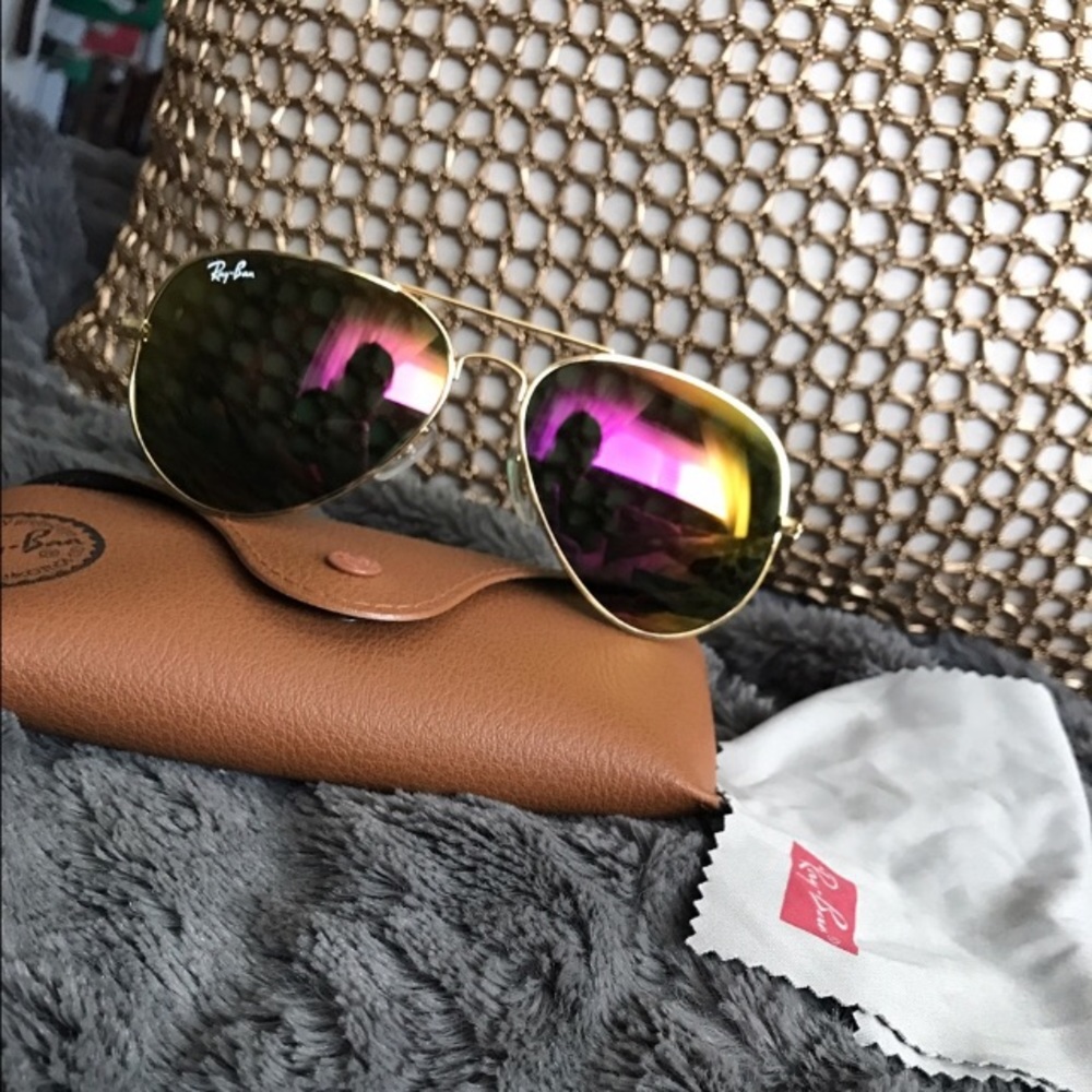 **SOLD** Ray-Ban Multi Color Aviators😎