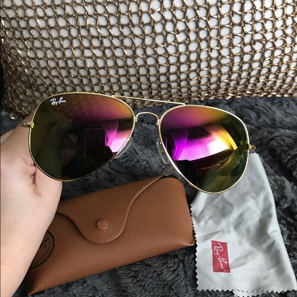 **SOLD** Ray-Ban Multi Color Aviators😎 - Picture 2 of 4